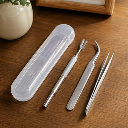 Pince à tique trois outils de tailles différentes 