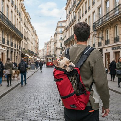 Sac à dos pour Chien compatibilité multi-usage