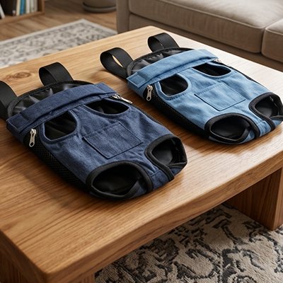Sac de transport Chien compartiment zippé pratique pour transporter accessoires