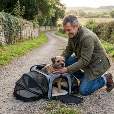 Sac de transport pour Chien coutures et renforcent l'esthétique sobre et soignée