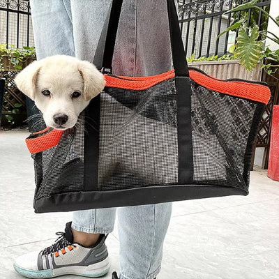 Sac de transport pour chien ouverture sécurisée