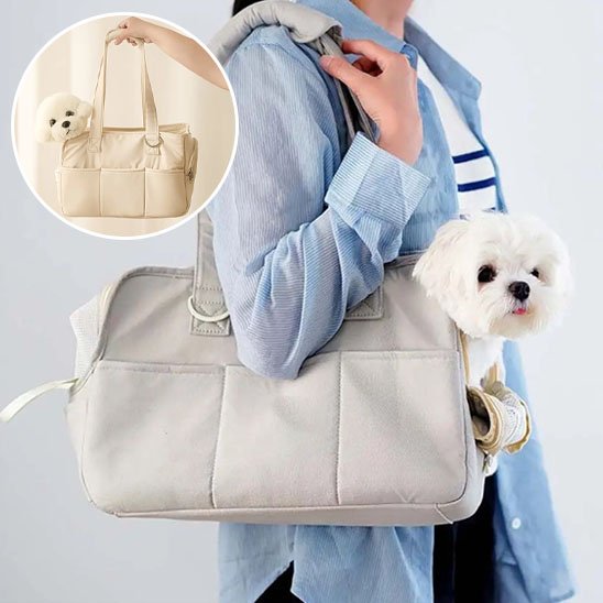 Sac de transport pour chien style sobre s'accordant avec toutes les tenues