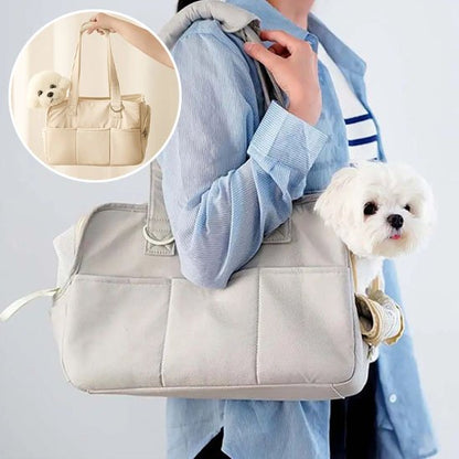Sac de transport pour chien style sobre s'accordant avec toutes les tenues