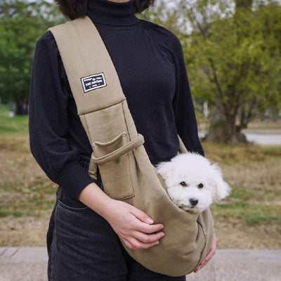 Sac de transport pour petit chien poche extérieure fonctionnelle: