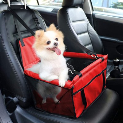 Siege auto chien attache de sécurité intégrée