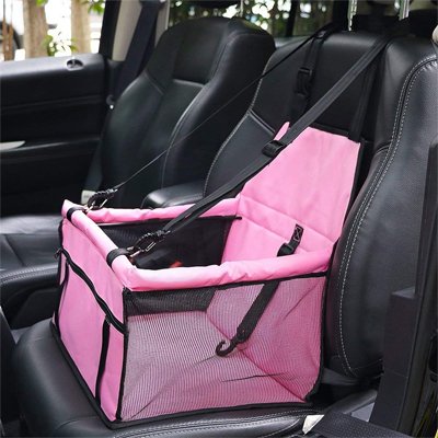 Siege auto chien conception pliable et stable pour les animaux de compagnie