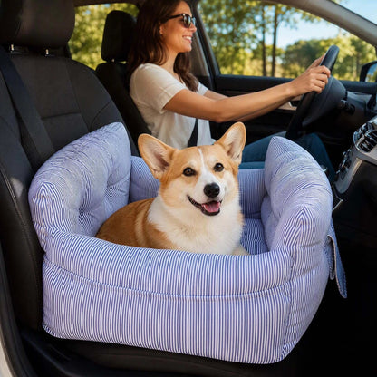 Siege chien voiture  pour promenade offrant un lieu confortable 