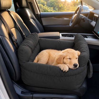 Siege  chien voiture qui  limite les mouvements du chien pendant le trajet